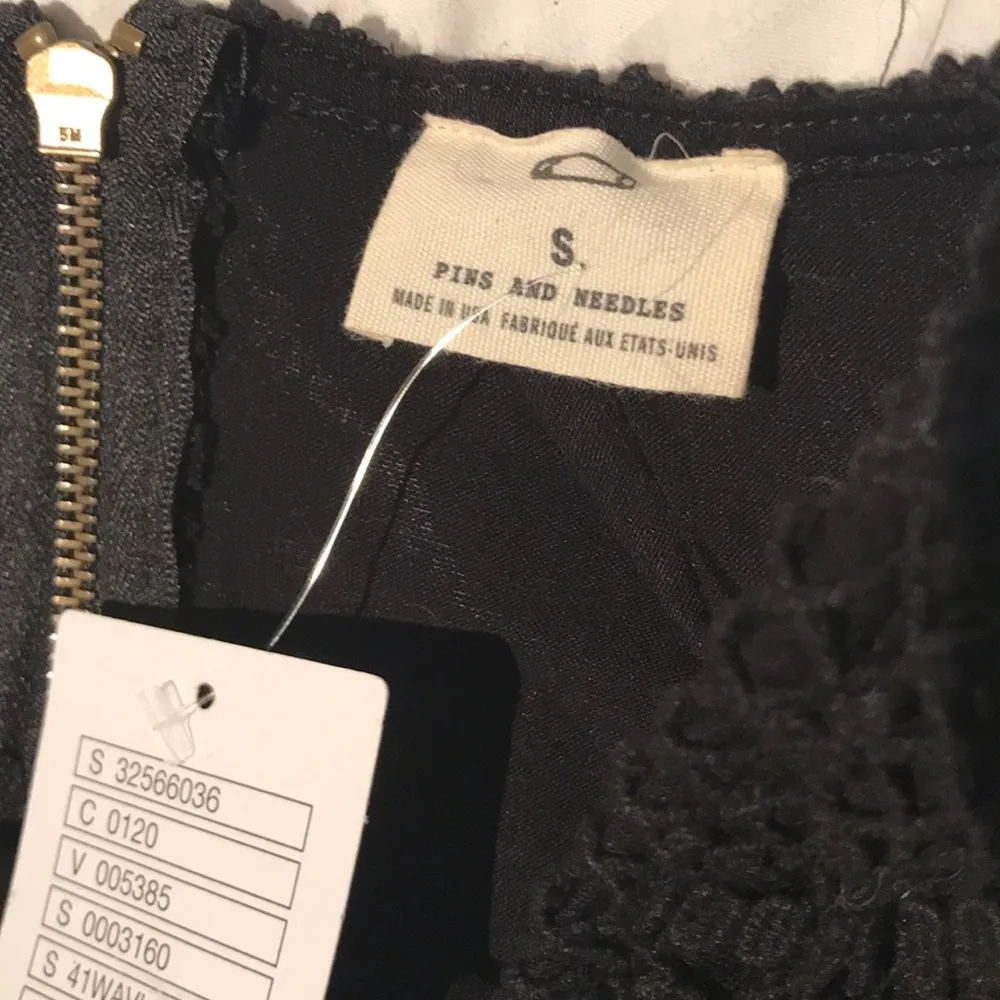 Super Cute Black Crochet Mini Skirt - Image 4