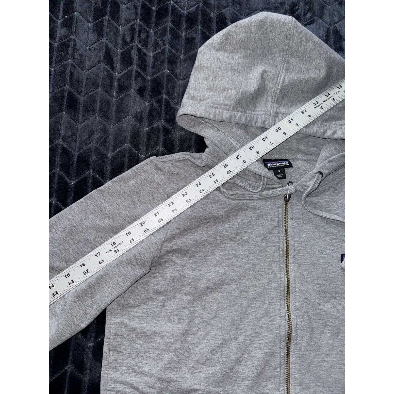 Patagonia Women's Hoodie Jacket Ahnya Full Zip Logo Size Small - Image 7