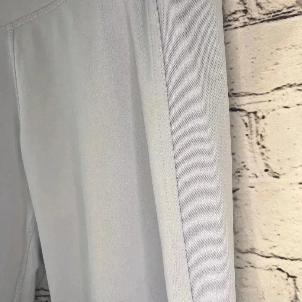 DSG Powder Blue 7/8 Leggings High Waisted With Mesh Detail Size Large‎ - Image 2