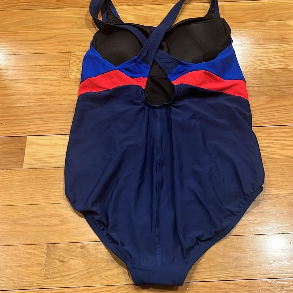 NWOT lands’ end women’s plus size one piece swimsuit size 16W. - Image 3