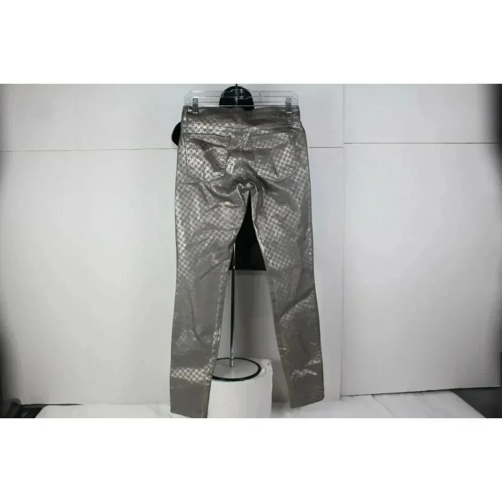 ladies RICH & SKINNY silver pants size 27 - Image 5