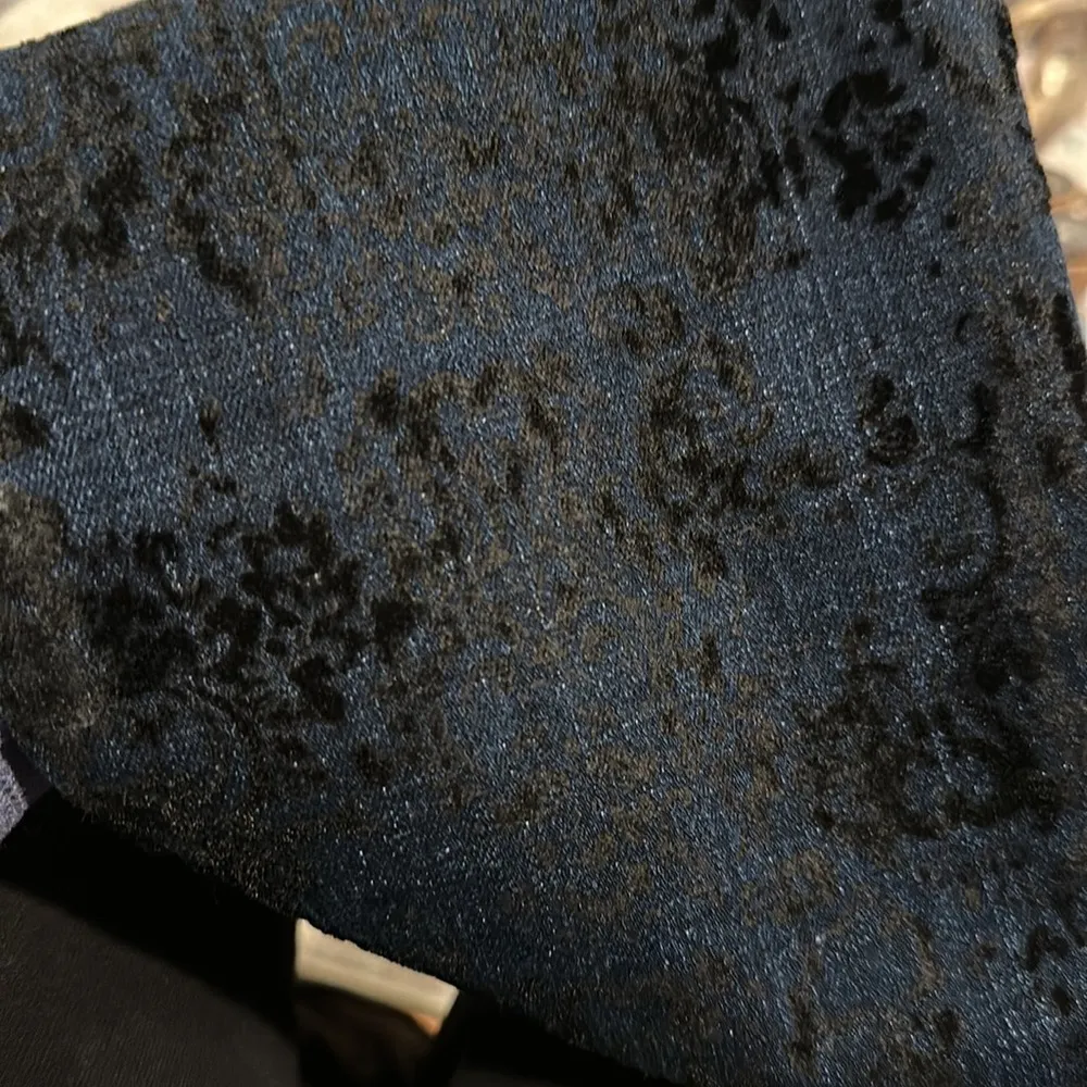 LOVE MOSCHINO VELVET FELT DARK BLUE STRETCH SKINNY JEANS 26 - Image 9