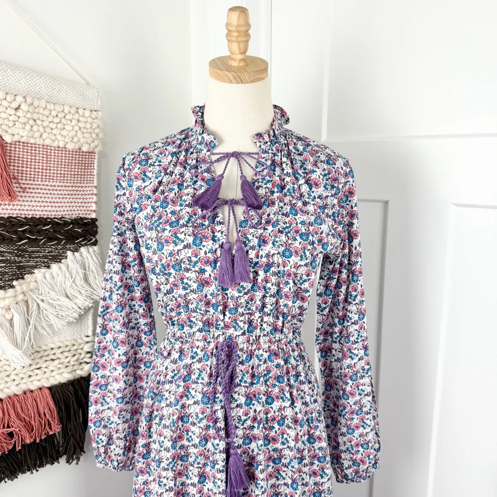 NEW Mille Astrid Floral Dress Bluebell Sz XS White - Image 3