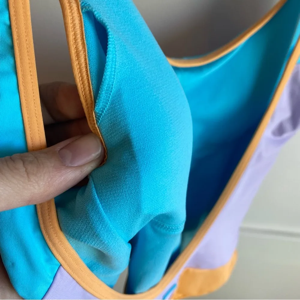 NWOT Roxy Bachelor Button Colorblock Party One Piece Swim Suit - Image 13