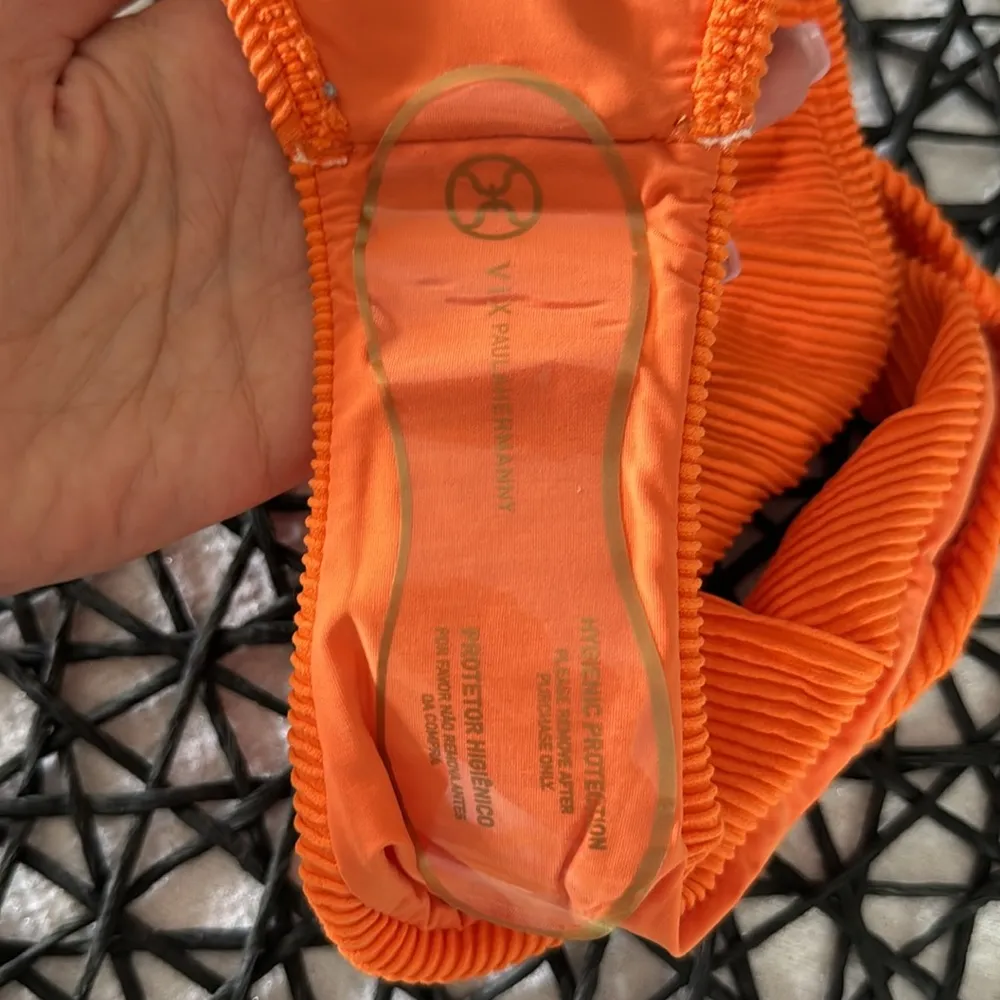 ViX Kayla Giulia Bikini Bottom, Large, $98 Orange - Image 4