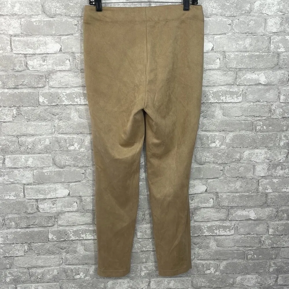 Max Studio Faux Suede Skinny Pull On Pants - Image 2
