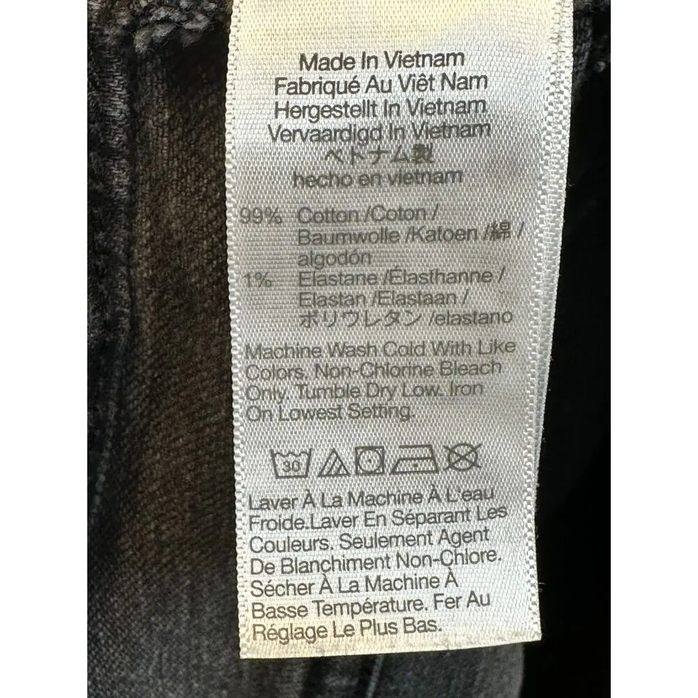 Madewell Women's NF775 Size 14W Black Curvy Perfect Vintage Straight Jeans EUC - Image 10