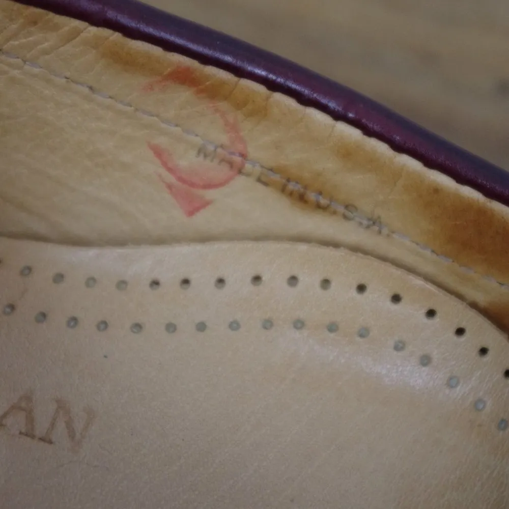 Ladies' Cole Haan Cordovan Colored Vintage Tassel Loafers 7.5 Narrow - Image 5