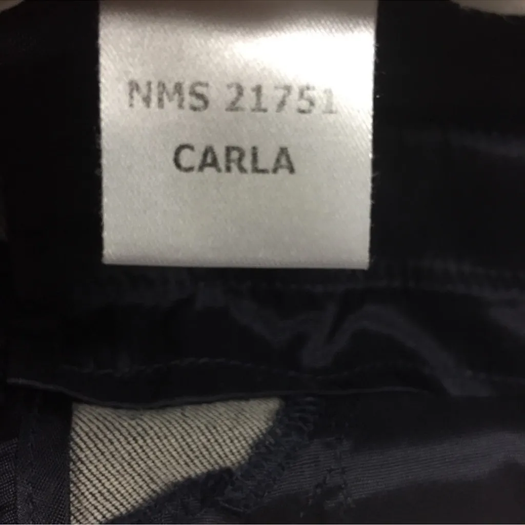 BCBGMaxAzria Blue Denim Carla Slim Flare Trouser Size 2 - Image 8