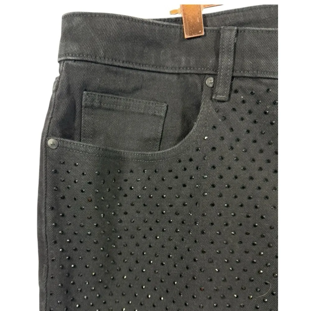 NWT Lane Bryant Mid Rise Boyfriend Fit‎ Jeans Rhinestones 20P - Image 12