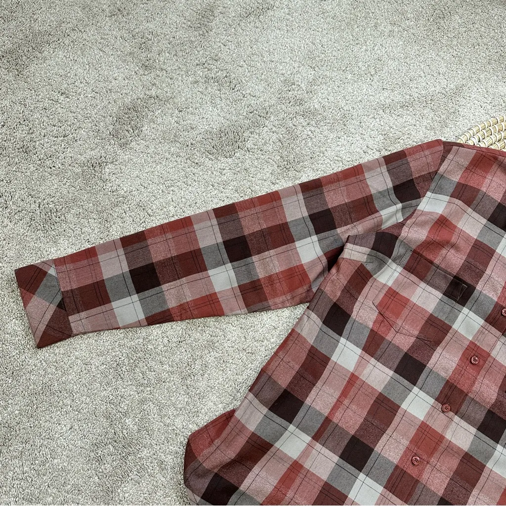 Kuhl Women’s Hanna Flannel Button Down Shirt Longsleeve Outdoor in Rustic Size L - Image 7