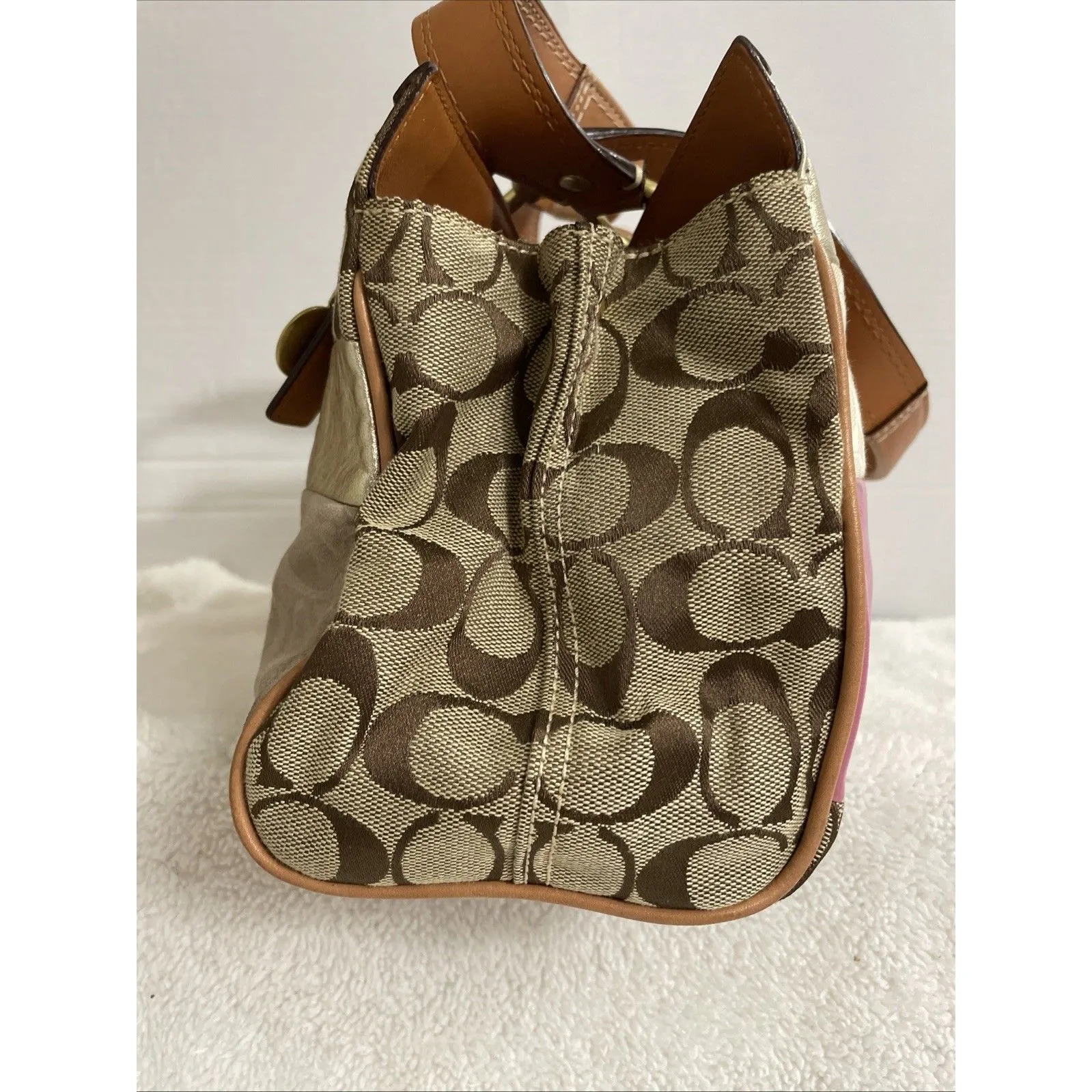 Coach Vintage F13335 Patchwork Handbag - Image 4