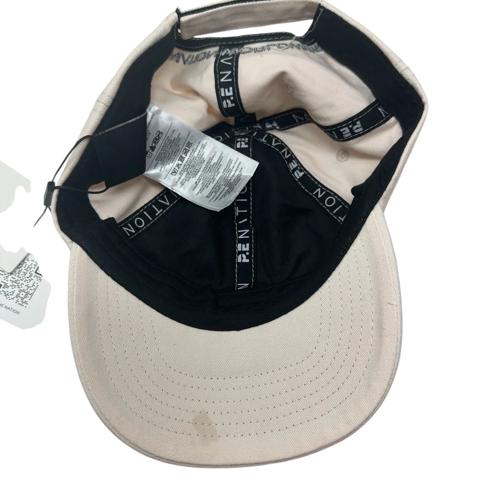 P.E Nation Logo Homage Cap Hat In Blush‎ Pink Cotton One Size Unisex - Image 5