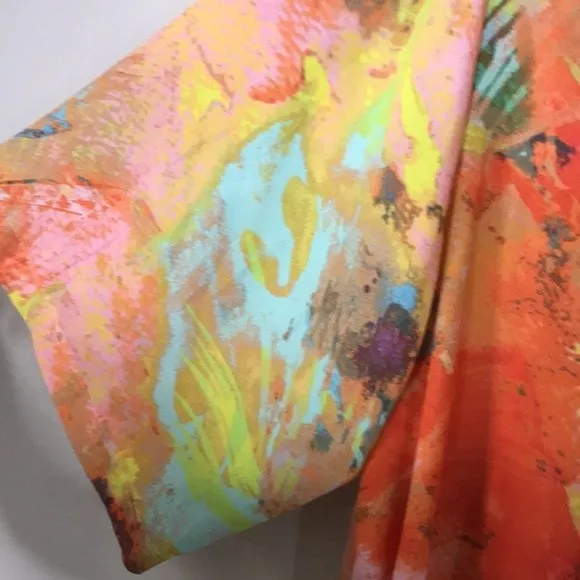 Gianni bini colorful fringe tassel open cardigan size medium girly beachy cute - Image 8