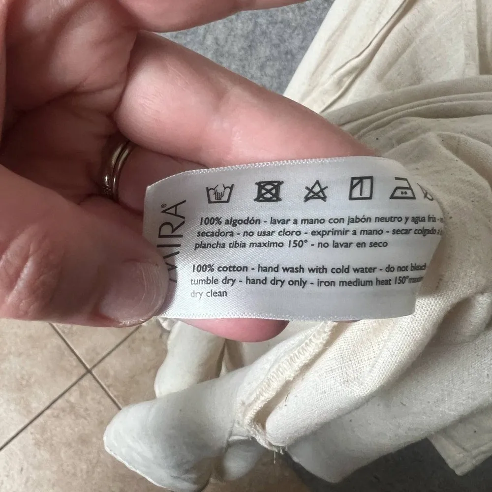 Mira Boutique Woman Size XS‎ Modest Belted Shirt Midi long sleeve Dress - Image 7