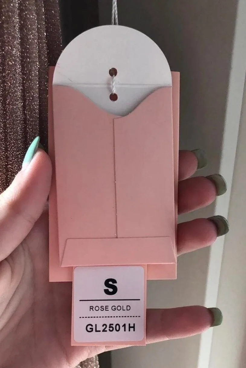 Rose Gold Sequin Prom Dress - Image 5