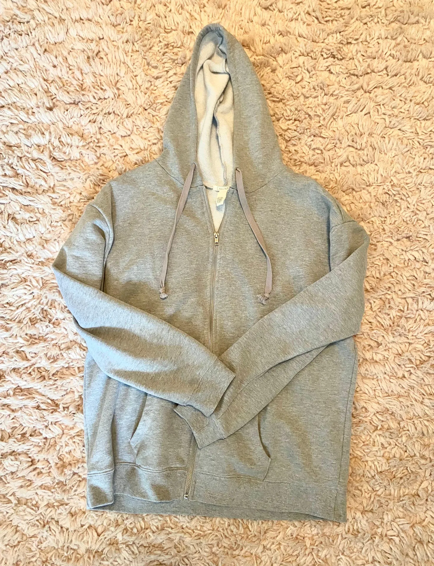 Gray Zip Up Hoodie - Image 2