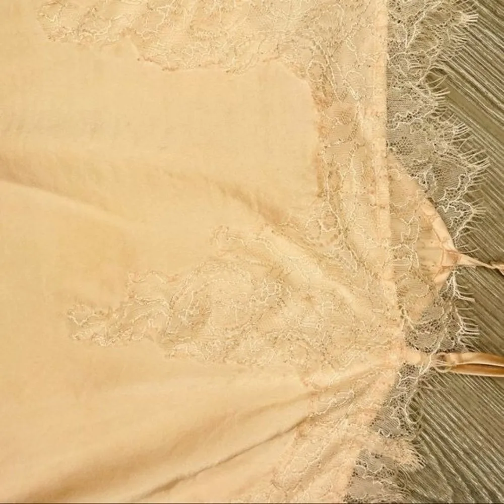 Cami nyc silky lace camisole shirt sleepwear tank top medium - Image 6