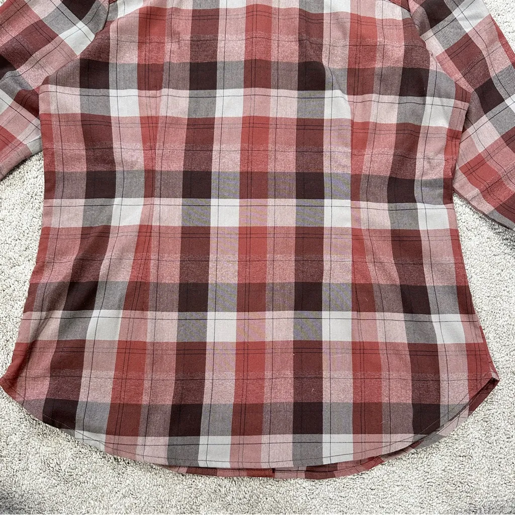 Kuhl Women’s Hanna Flannel Button Down Shirt Longsleeve Outdoor in Rustic Size L - Image 11