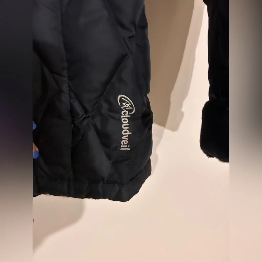 Cloudveil Quilted Winter Jacket Black - Image 5