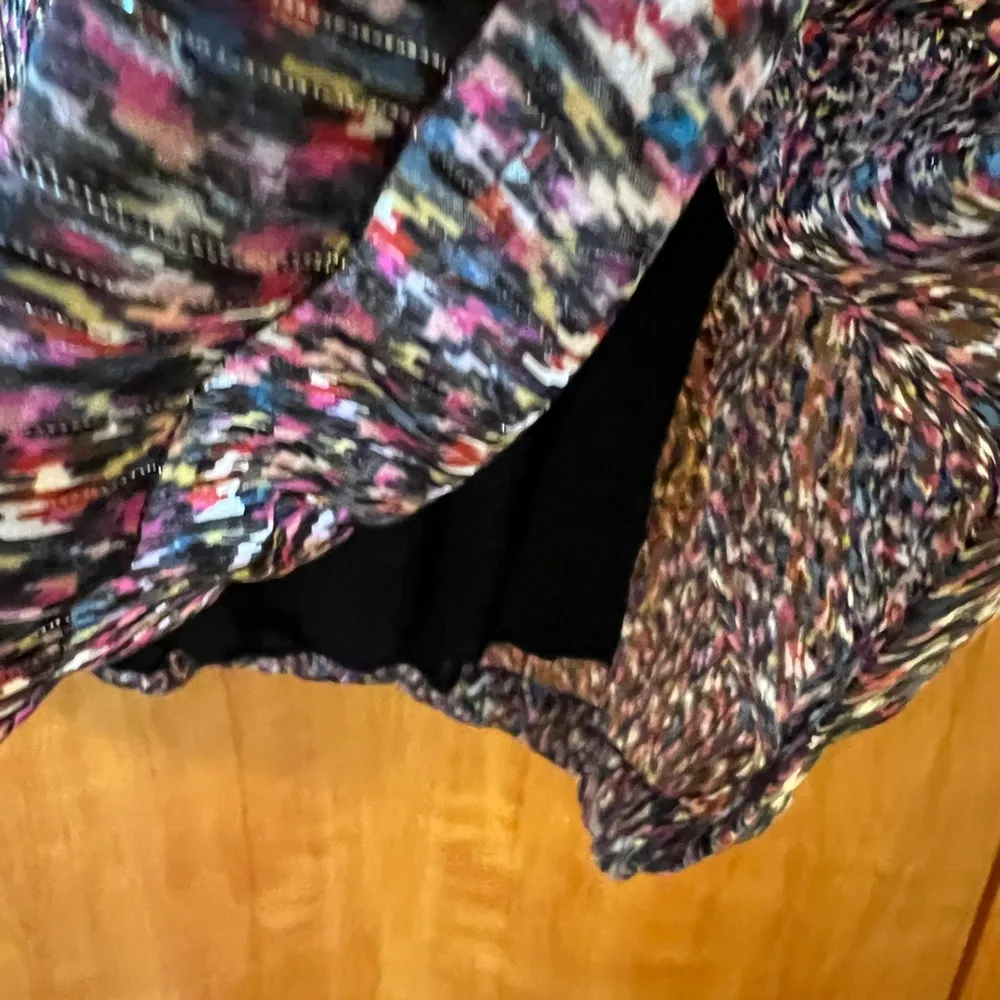 Ba&sh Deep Dress Lady Noir Multicolor Print Button Yolk NWT Size XS MSRP $365 - Image 14