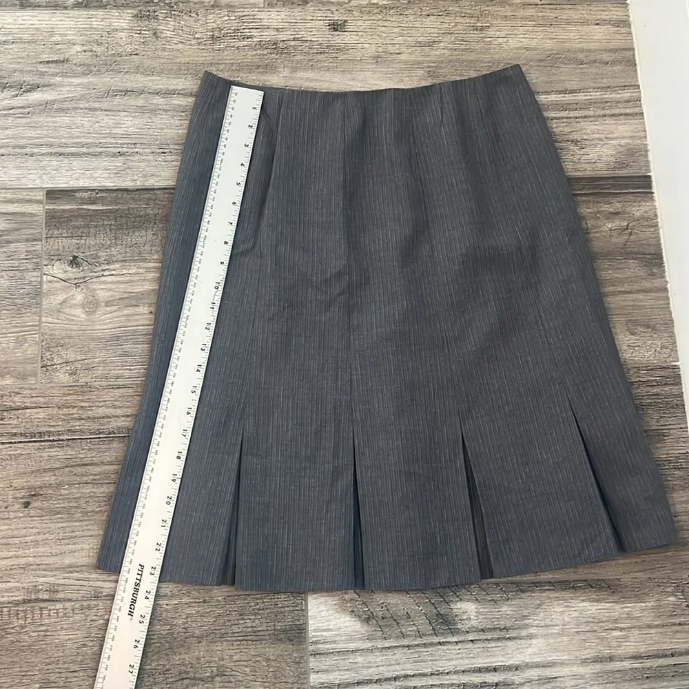 Calvin Klein Pencil Skirt Women's Sz 10 Charcoal Gray Office Career Work NWT #18 - Image 3