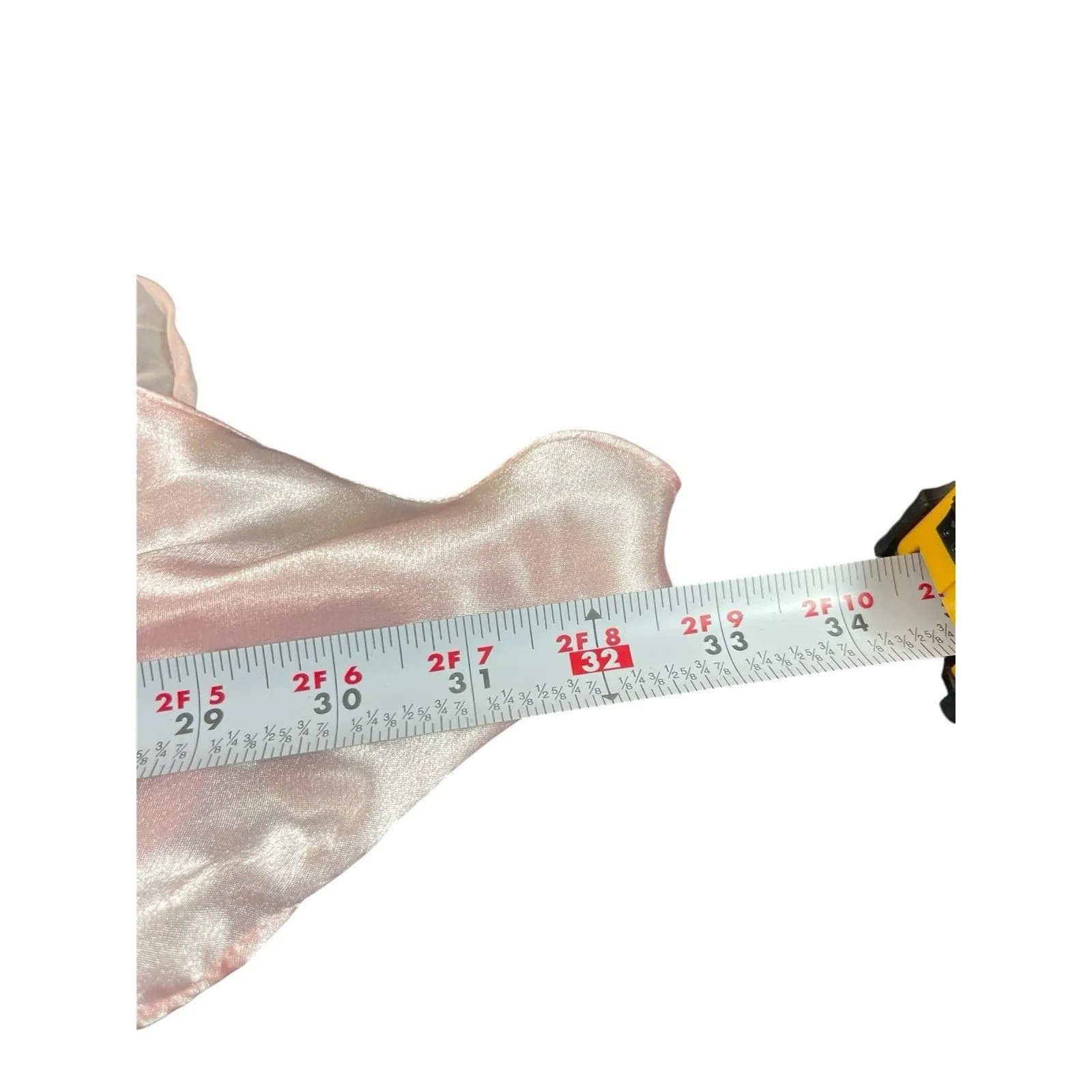 Victoria Secret Pink Satin Teddy Lingerie M VTG Gold Label Ruffle Trim Bodysuit Size M - Image 9