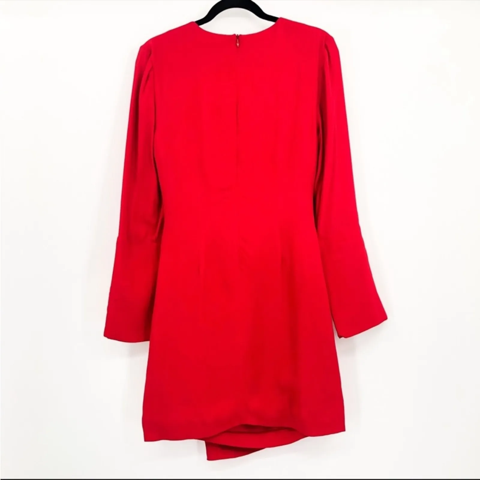 C/MEO Collective Night Air Faux Wrap Red Mini Dress NEW - Image 6