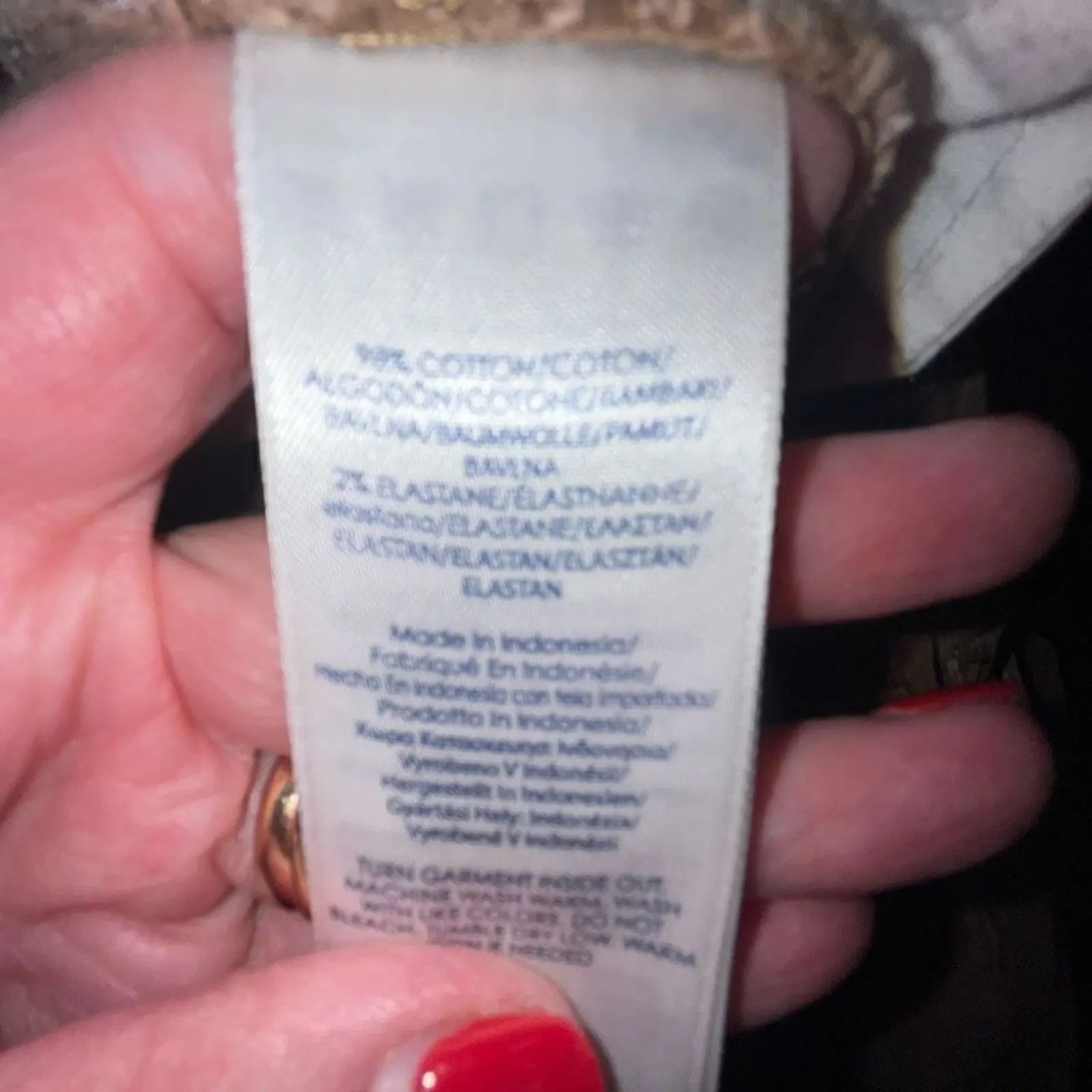 Chaps Denim dark tan corduroy pants 4‎ - Image 5