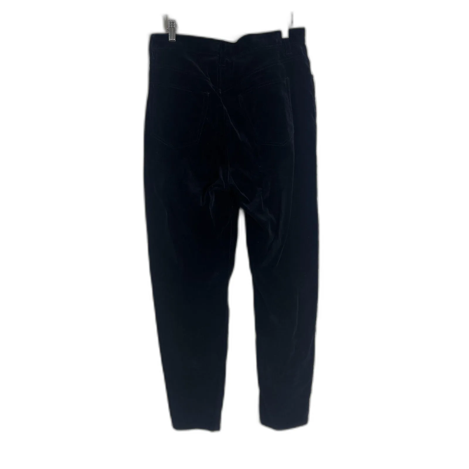 Lizwear Velvet Jacket Pants Set Womens Small/12 Black 100% Cotton Zip 5-Pocket - Image 4