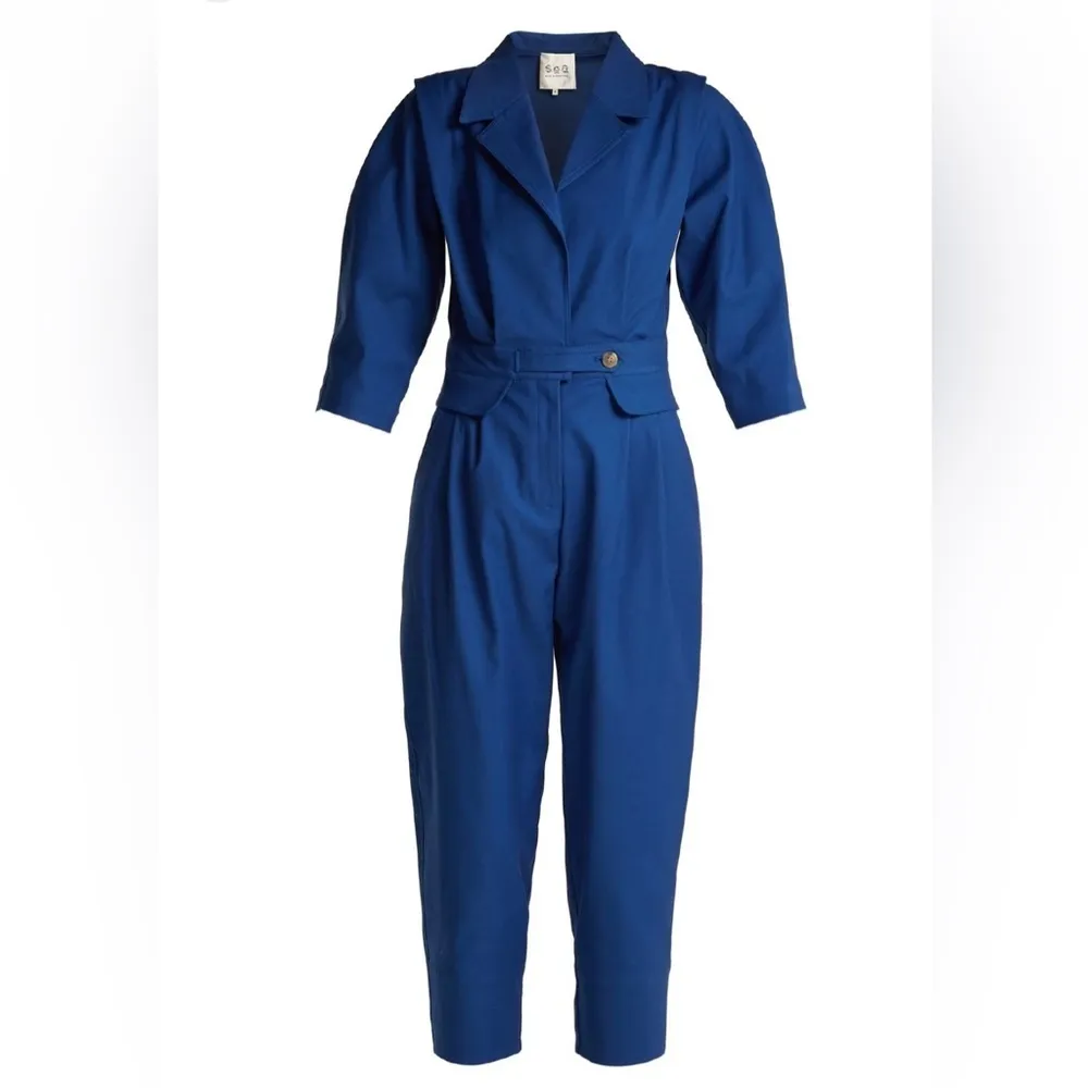 Sea Kamille cotton blend jumpsuit 0 Blue - Image 3
