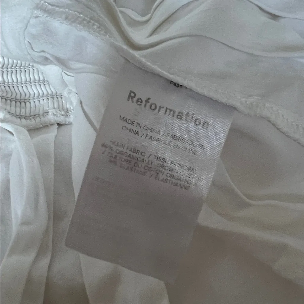 Reformation Talina White Top - Image 4