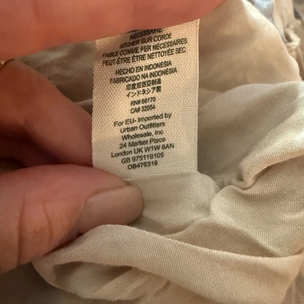 Free People Drapey Melanie dress in Pearl Combo - Image 5