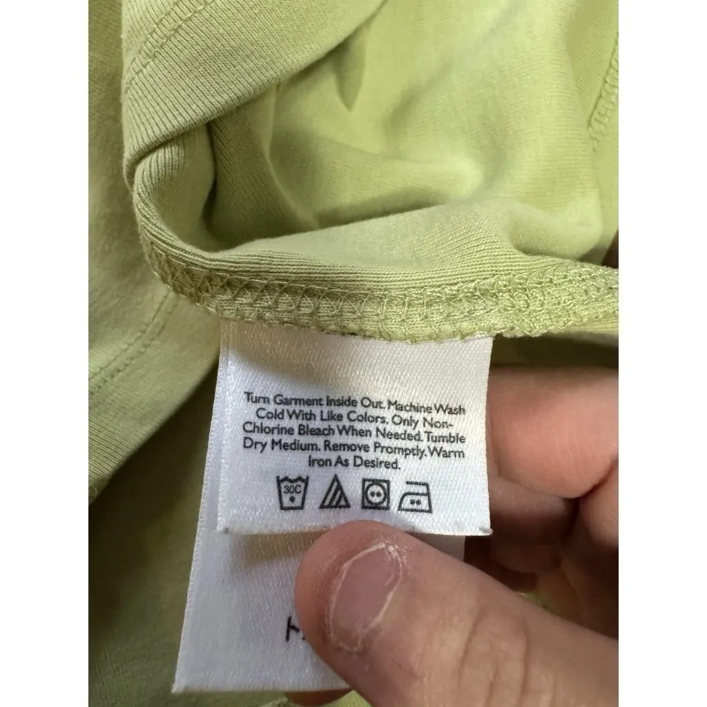 Eddie Bauer T-shirt Women Size XL Short Sleeve‎ Cotton Green Casual Outdoor - Image 6