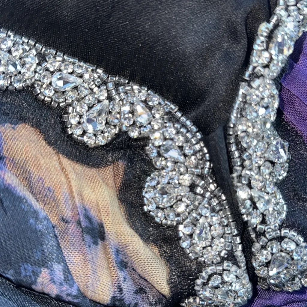 NWT Ella by Namshi REVOLVE limited edition maxi embellished pleated dress M - Image 2