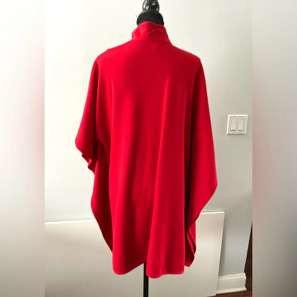 Elegant Red Women's Sweater knit cape/ cardigan 🌹🌹🌹 - Image 5