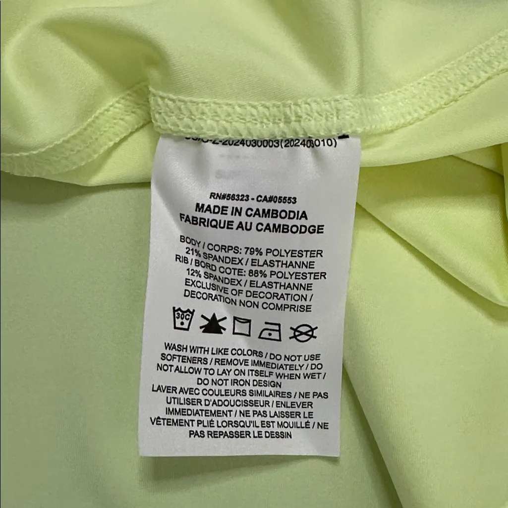 Nike Victory Summer Tennis Mini Dress Volt Lime Yellow Racerback Size XS - Image 10