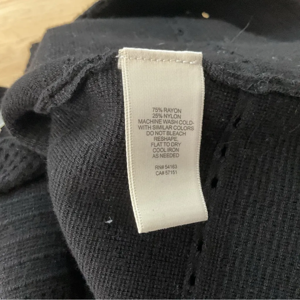 Eliza J‎ Black Fit & Flare Sweater Dress Size XS - Image 6