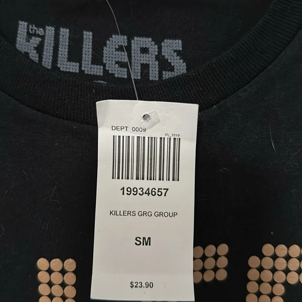 The Killers Black Band Graphic Tee - Image 2