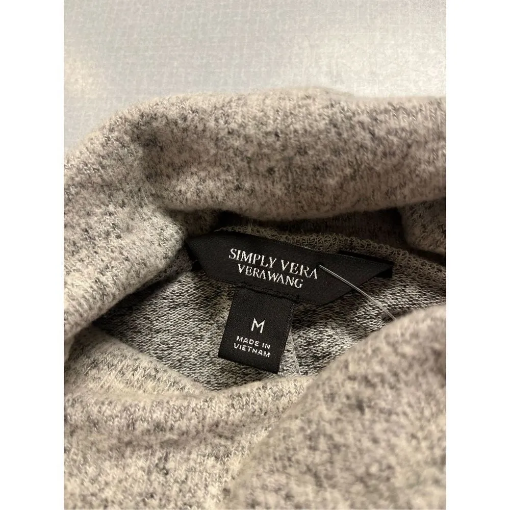 Simply Vera Wang sweater gray Medium - Image 4