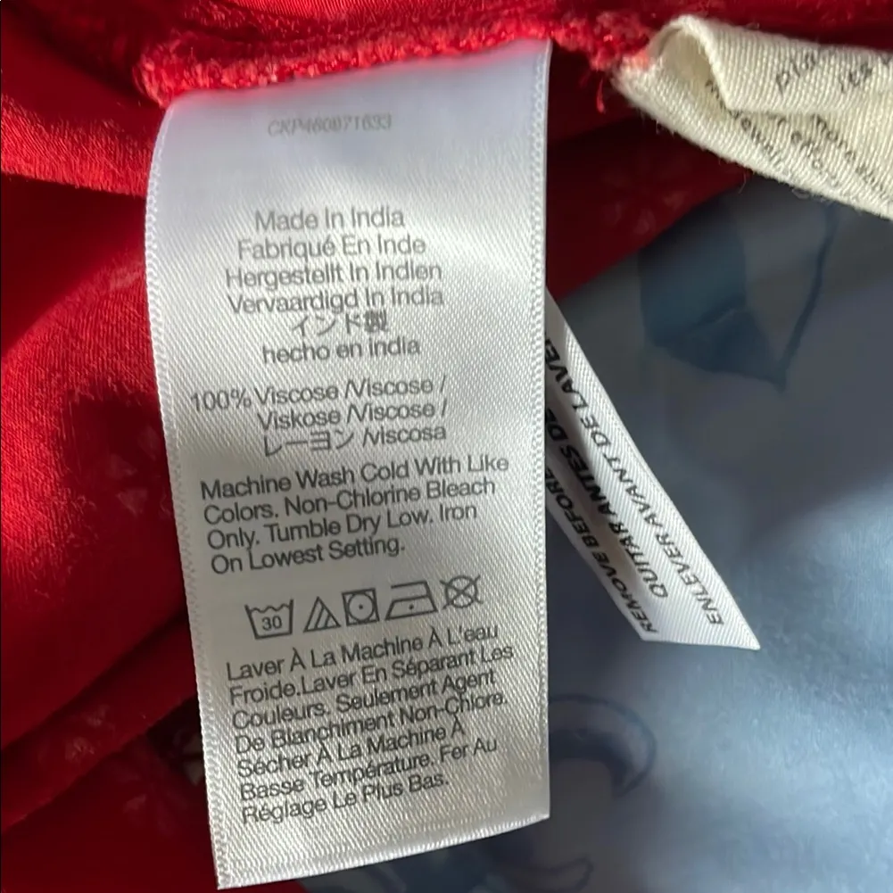 Madewell Red Floral Mini Dress - Image 5