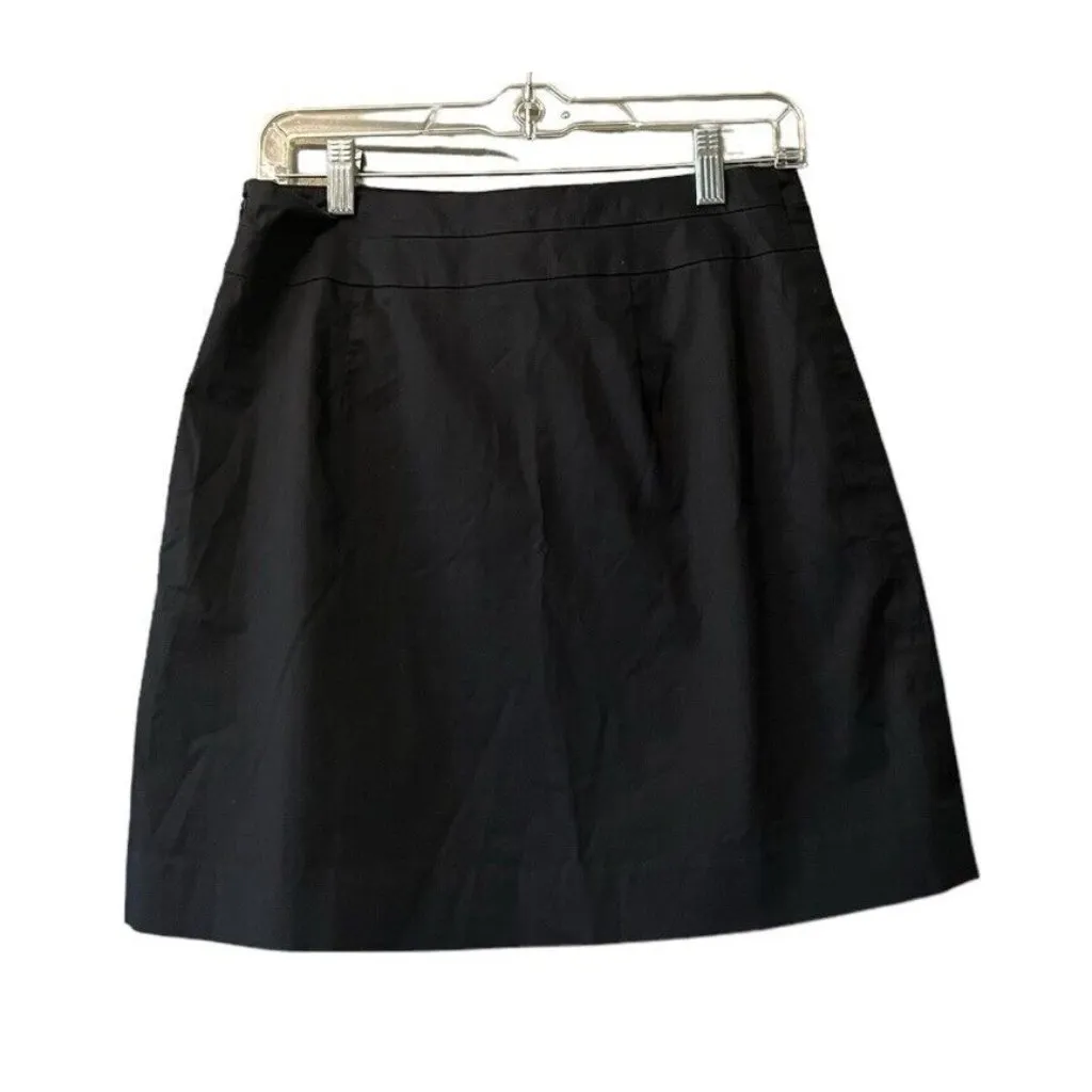 Banana Republic Skirt Size 4 Stretch Black Preppy Business Casual‎ Office Event - Image 2