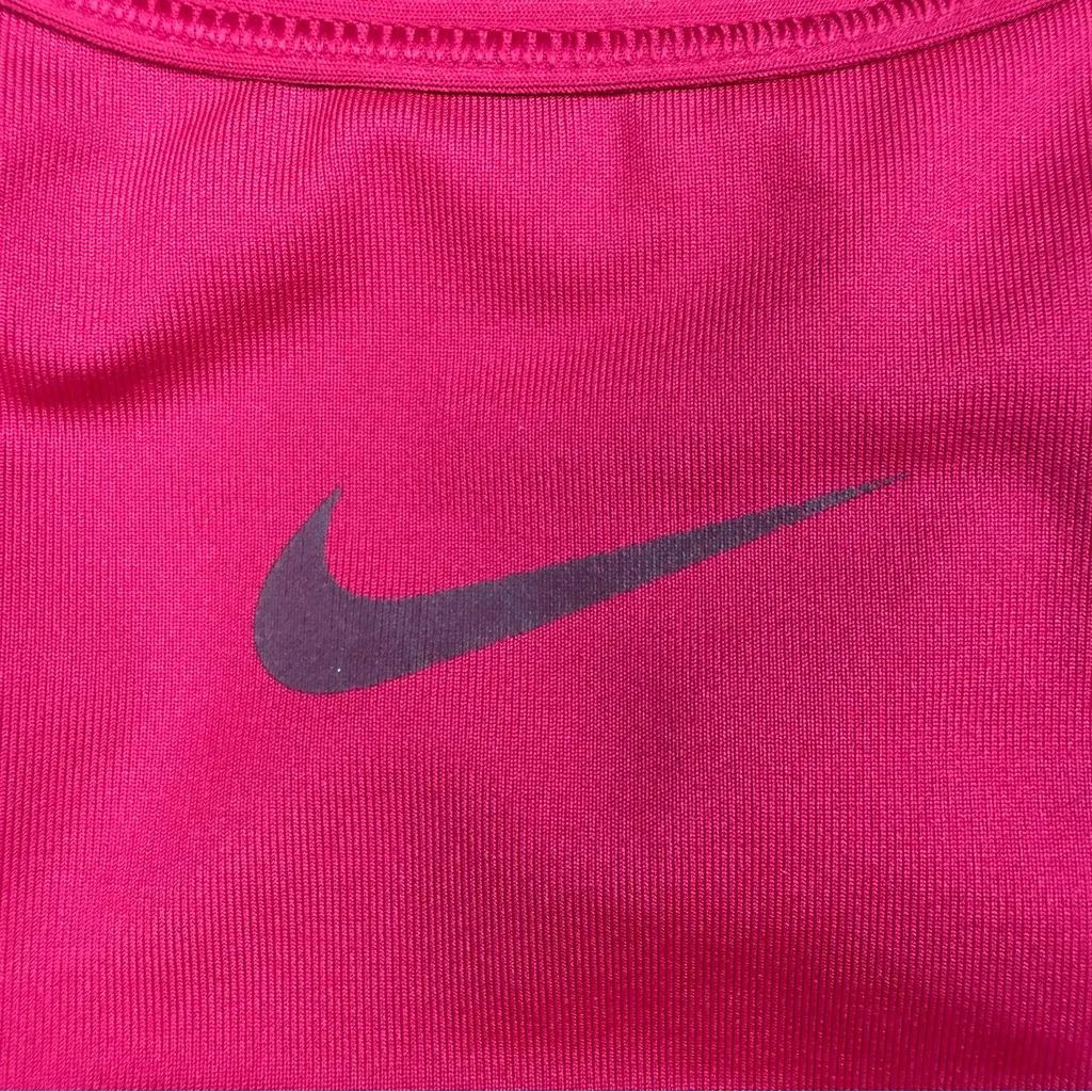 Nike Pro Drifit Women's Pink Sports Bra - Image 3
