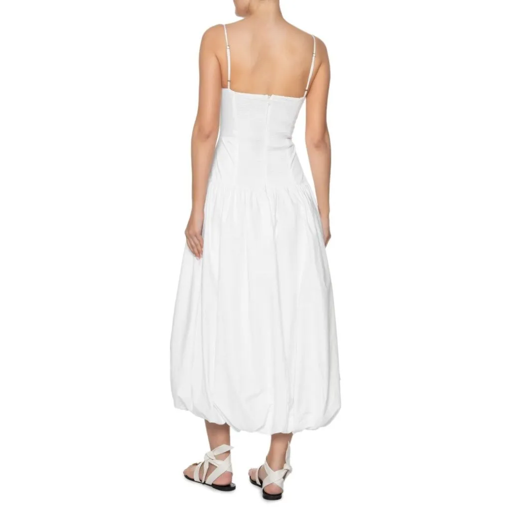 NWOT Farm Rio White Bubble Midi Dress Size S 100% Cotton - Image 2