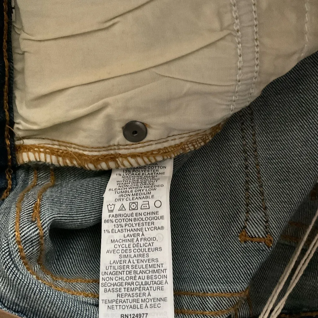 Prana London Jean Skinny Mid Rise Denim Jeans Size 27 New - Image 5