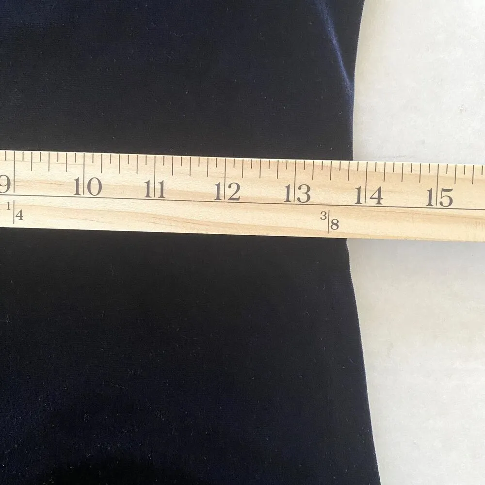 Lulus Sultry Summoning Navy Blue Velvet Bodycon Dress Stretchy Lightweight Sz M Size M - Image 7