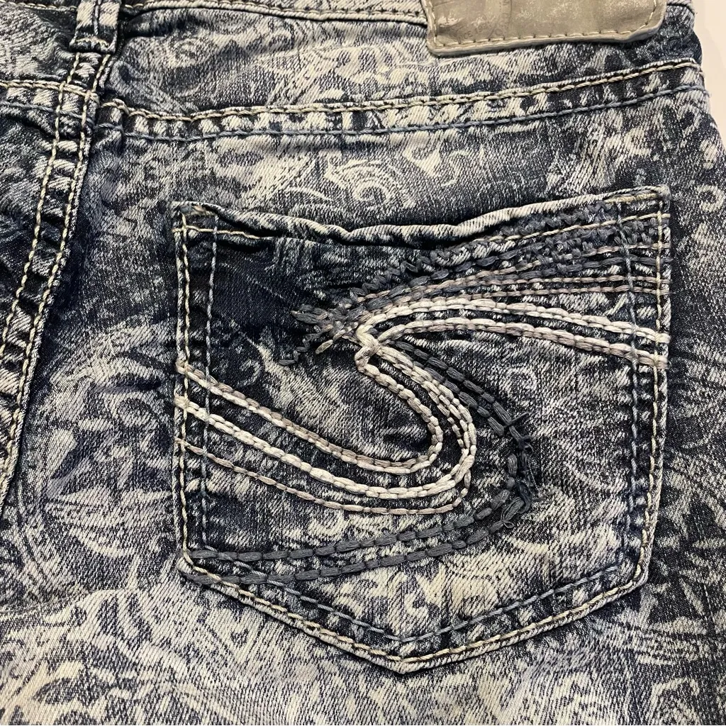 Silver Jeans Floral Patterned Jeans - Image 13