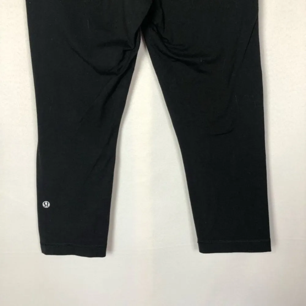 Lululemon Wunder Under Crop in Black & Quilt Spring 6 - Image 57