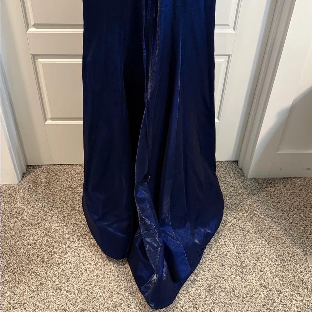 Sherri Hill Strapless Mermaid Lace Up Simple Prom Dress 52961 size 6 - Image 13