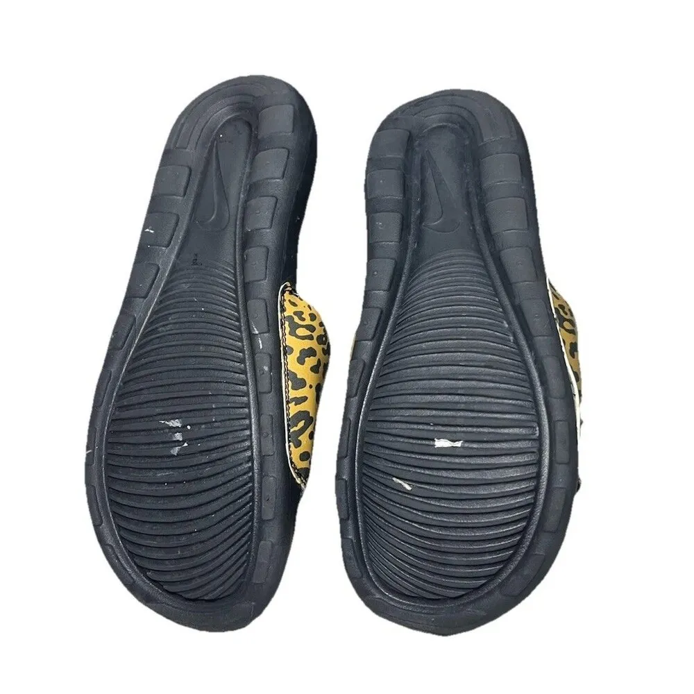 Nike Victori One Cheetah Print Slide Sandals CN9676-700 GUC Size 9 - Image 2